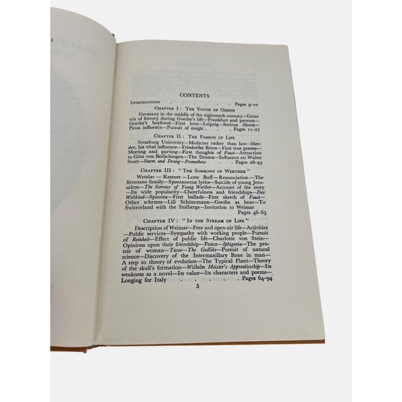 1971 Goethe: Man and Poet Book Henry W Nevinson Books for Libraries Press - Picture 5 of 6